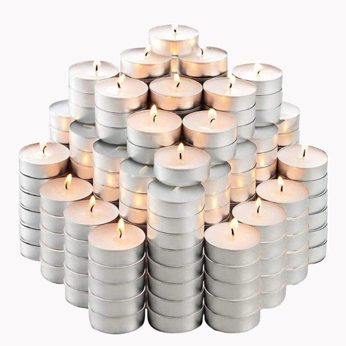 Symple Stuff Hour Unscented Tealight Candles Wayfair